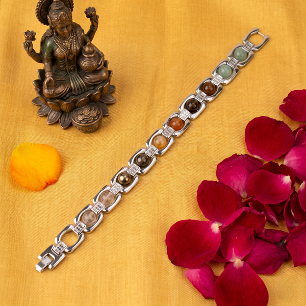 Divine Dhan Metal Chain Bracelet