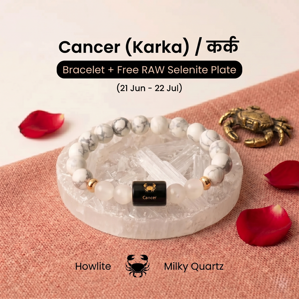 Cancer ♋ (कर्क राशि) Zodiac Bracelet