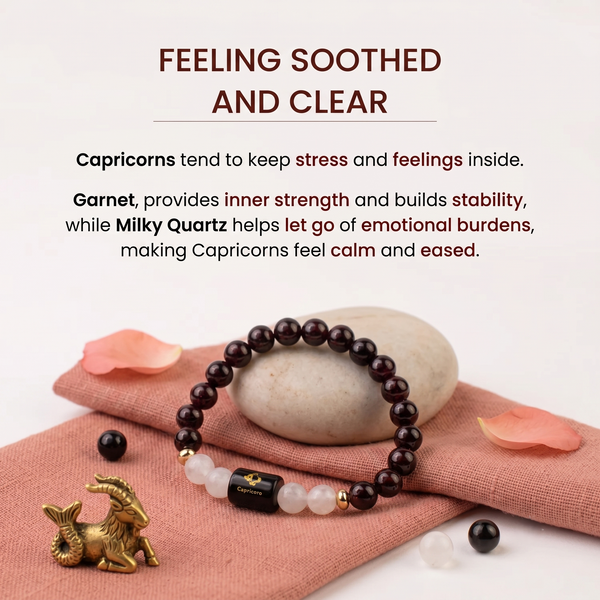 Capricorn ♑ (मकर राशि) Zodiac Bracelet