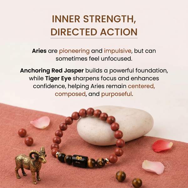 Aries ♈ (मेष राशि) Zodiac Bracelet