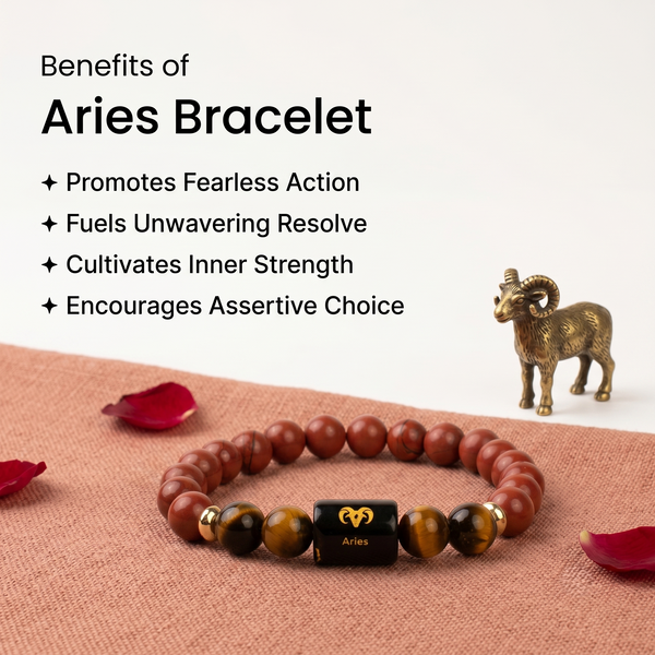 Aries ♈ (मेष राशि) Zodiac Bracelet