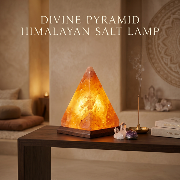 Divine Pyramid HIMALAYAN Salt Lamp