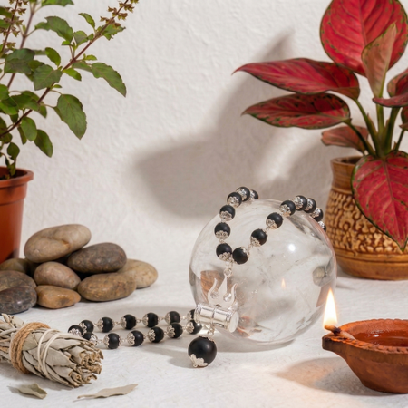 Siddhi Divine OM Trishool Damroo Karungali Mala