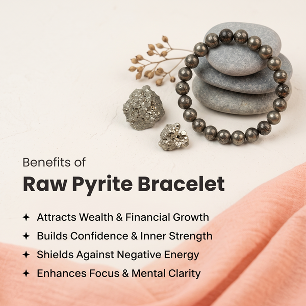 Raw Pyrite Bracelet