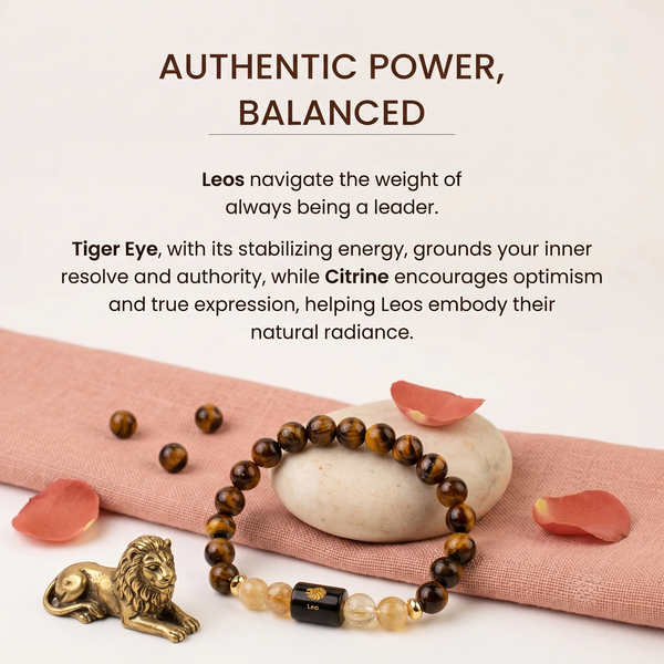 Leo ♌ (सिंह राशि) Zodiac Bracelet