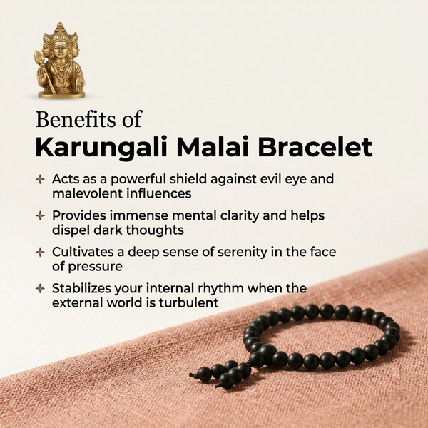 Karungali Malai & Bracelet Combo (8mm)