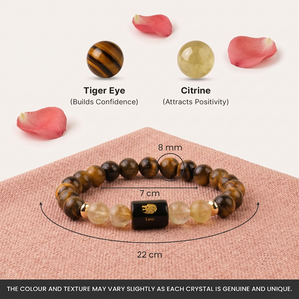 Leo ♌ (सिंह राशि) Zodiac Bracelet