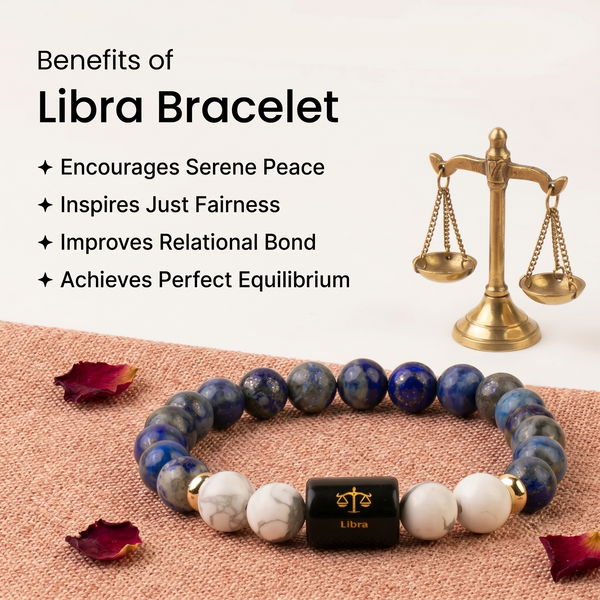 Libra ♎ (तुला राशि) Zodiac Bracelet