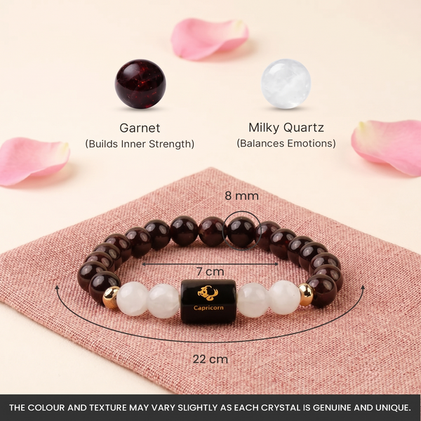 Capricorn ♑ (मकर राशि) Zodiac Bracelet