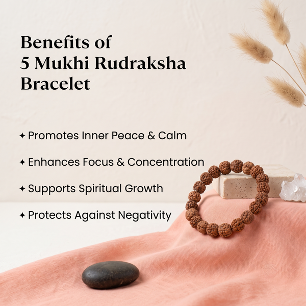 5 Mukhi Rudraksha Bracelet