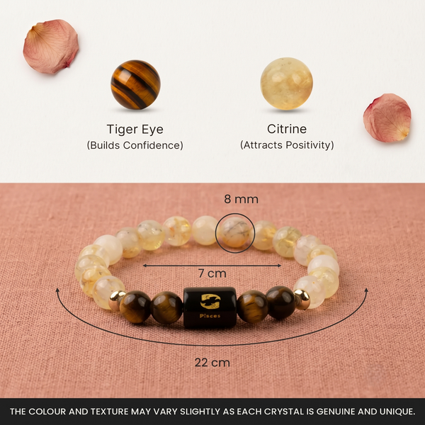 Pisces ♓ (मीन राशि) Zodiac Bracelet