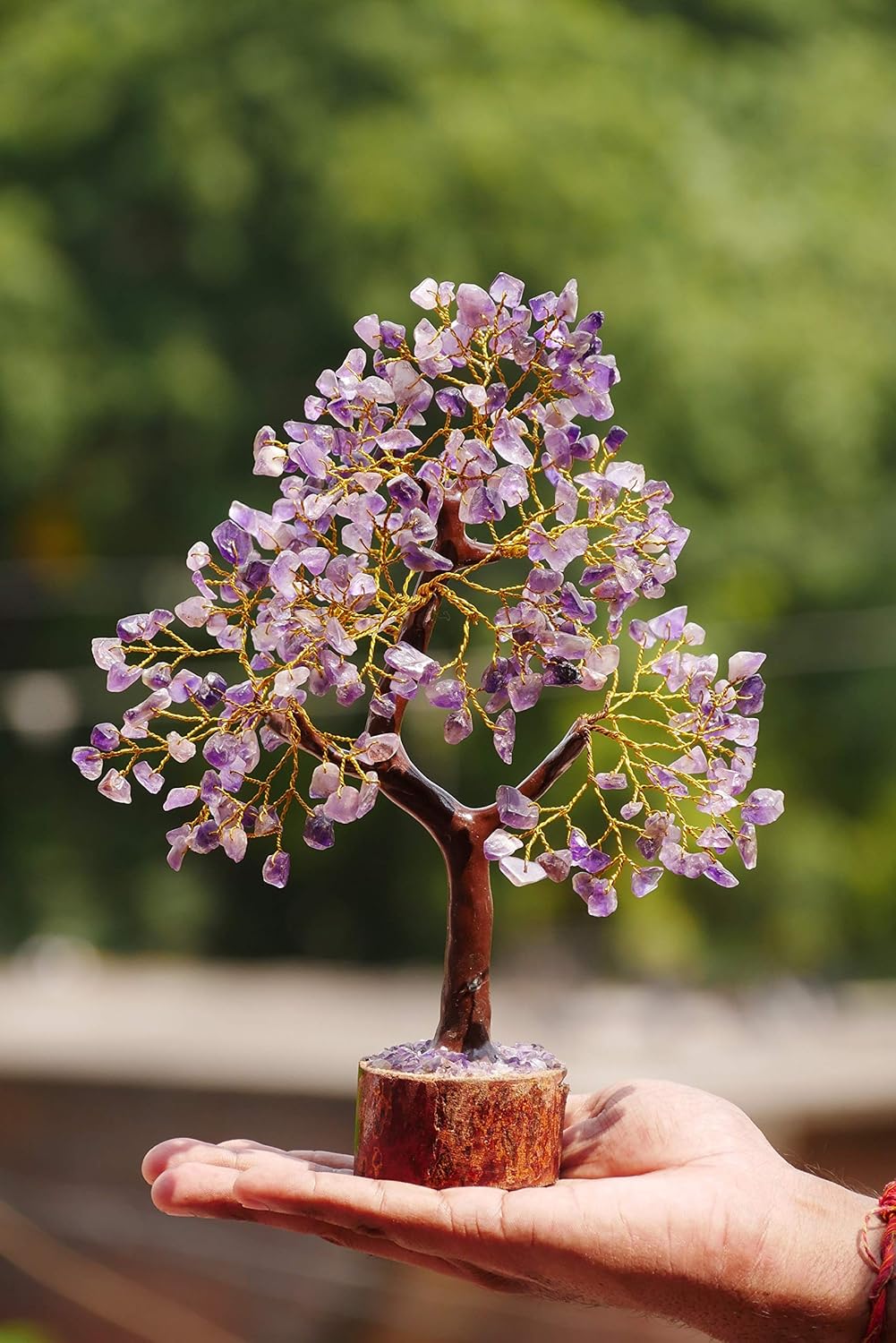 💜 Amethyst – Peace, Intuition & Spiritual Protection Crystal Tree