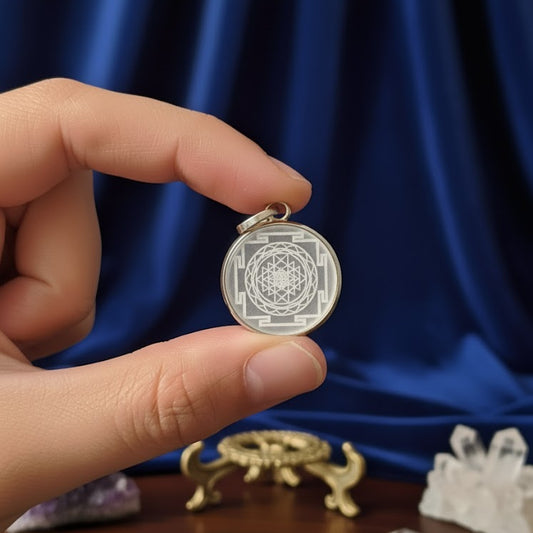 Crystal Shree Yantra Pendant