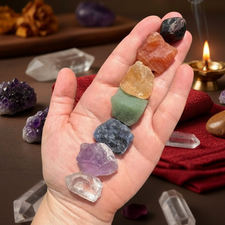 Seven Chakra Healing Stones Set – Balance, Heal & Energize All Chakras Naturally