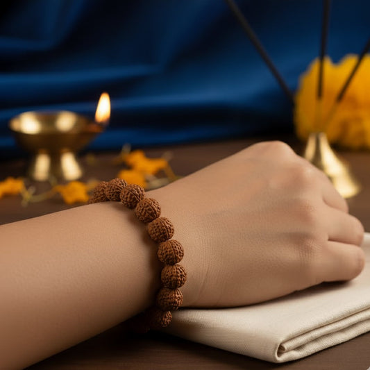 🔱 5 Mukhi Rudraksha Bracelet