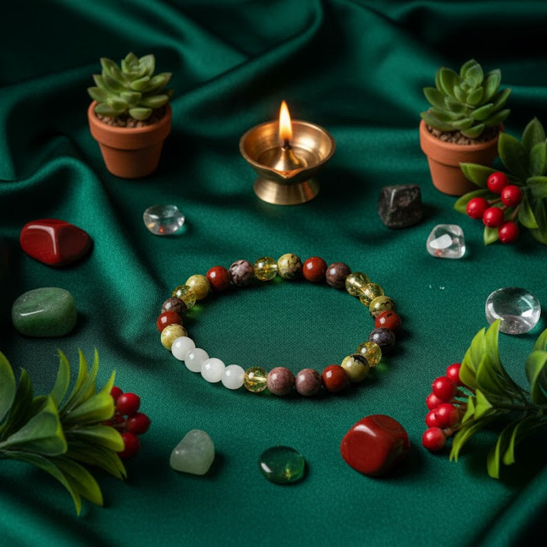 Cancer Rashi Bracelet | Emotional Balance & Nurturing Energy | Siddhi Divine