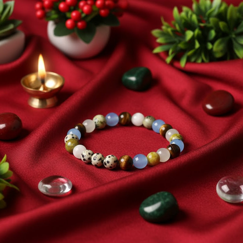 Gemini Rashi Bracelet | Communication, Positivity & Adaptability | Siddhi Divine