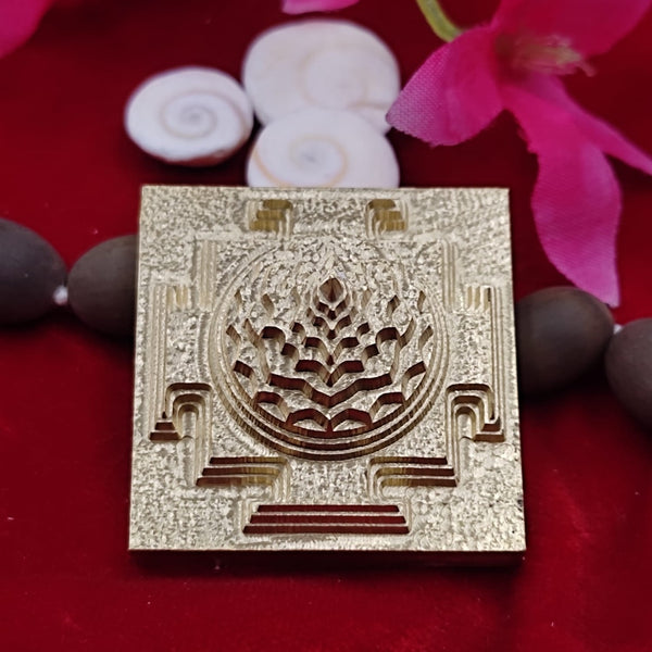 1.5 Inch Brass Meru Shree Yantra