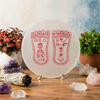 Shree Lakshmi Charan Selenite Energy Blessing Plate