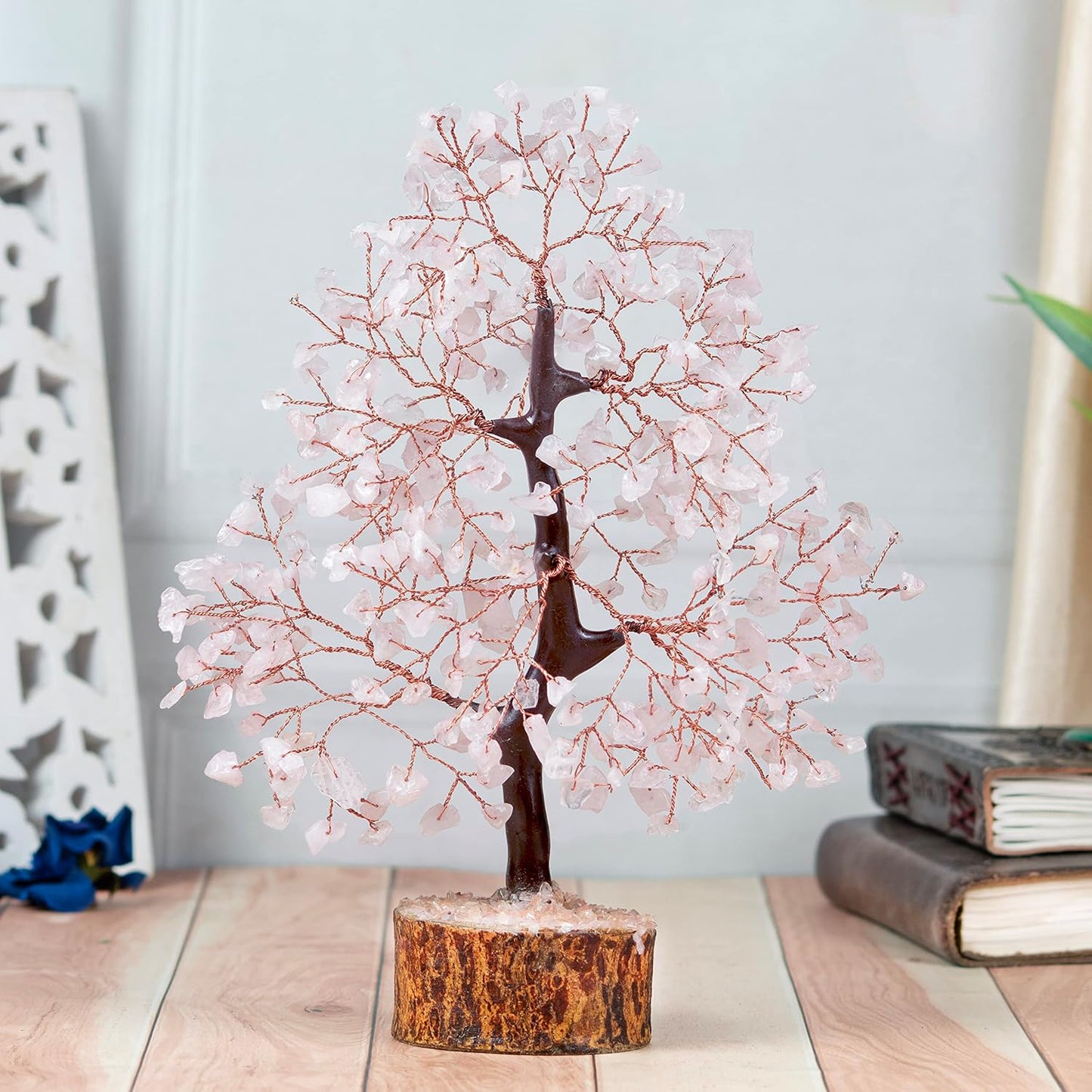 ❤️ Rose Quartz – Love & Emotional Healing Crystal Tree