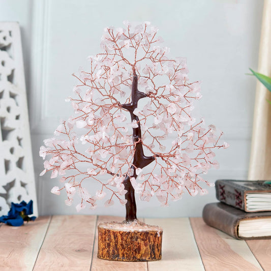 ❤️ Rose Quartz – Love & Emotional Healing Crystal Tree