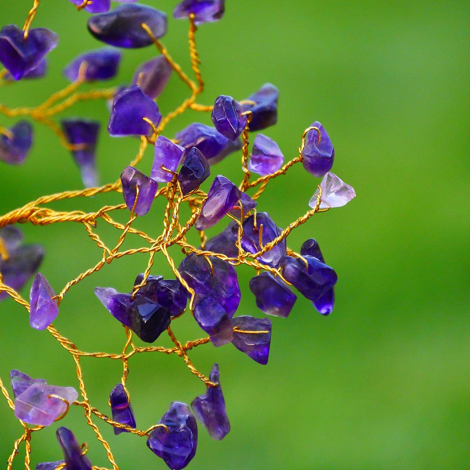 💜 Amethyst – Peace, Intuition & Spiritual Protection Crystal Tree