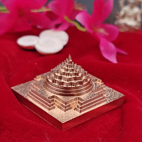 1.5 Inch Copper Meru Shree Yantra