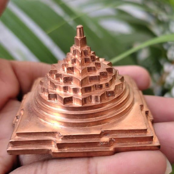 2 Inch Solid Copper Meru Shree Yantra