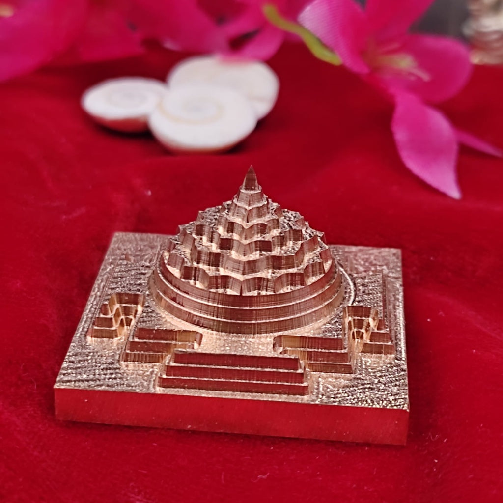1.5 Inch Copper Meru Shree Yantra