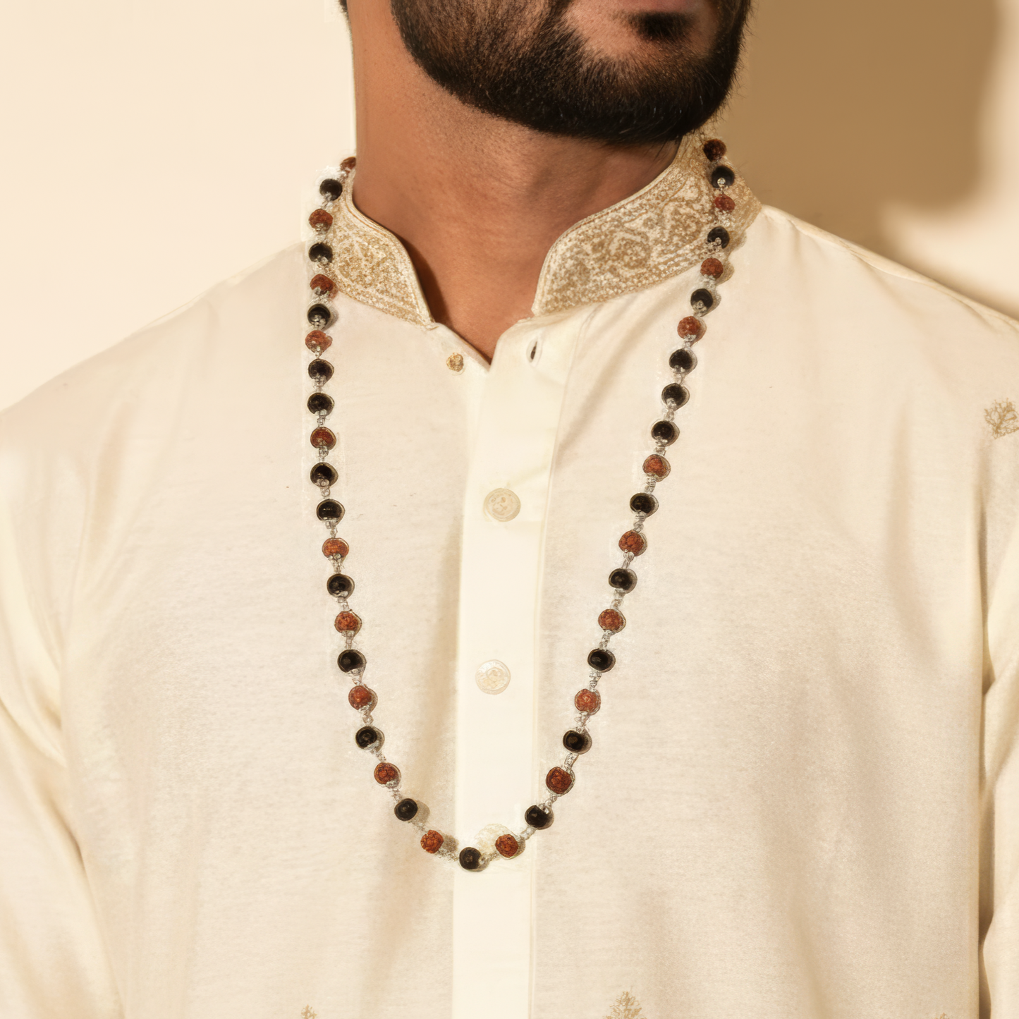Sacred Rudraksha & Karungali Divine Malai