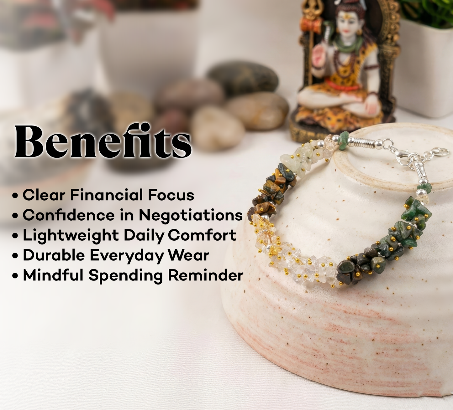 Dhan Lakshmi Chip Bracelet