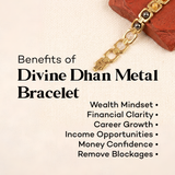 Divine Dhan Metal Chain Bracelet