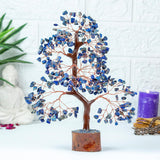 🔵 Lapis Lazuli – Wisdom, Communication & Inner Truth Crystal Tree
