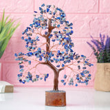 🔵 Lapis Lazuli – Wisdom, Communication & Inner Truth Crystal Tree