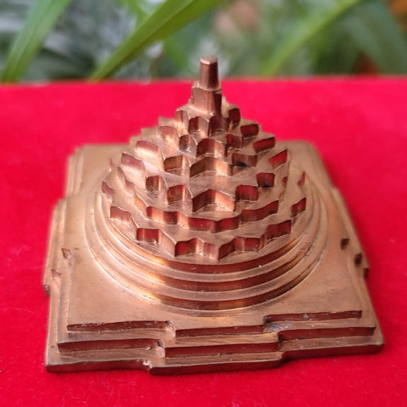 2 Inch Solid Copper Meru Shree Yantra