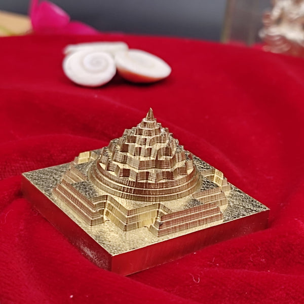 1.5 Inch Brass Meru Shree Yantra