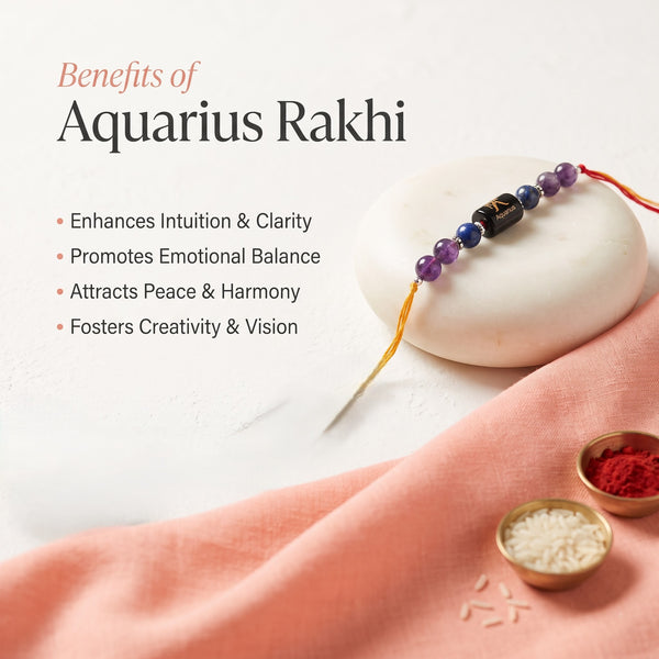 Aquarius (कुंभ राशि) Divine Rakhi