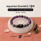 Aquarius ♒ (कुंभ राशि) Zodiac Bracelet