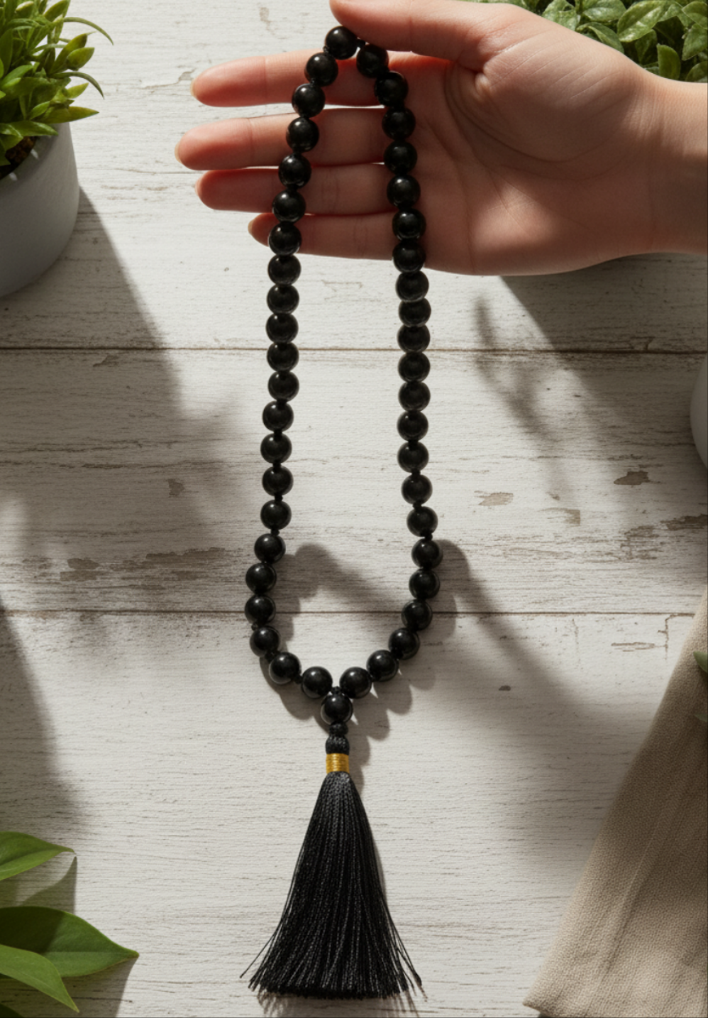 Black Tourmaline Mala