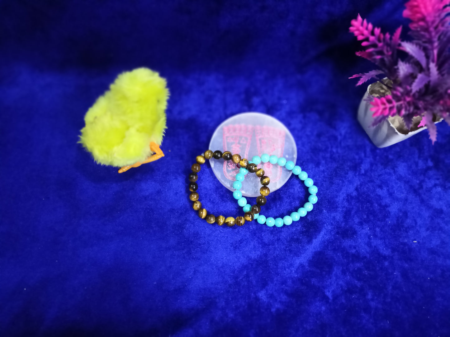 Turquoise + Tiger Eye Bracelet Combo