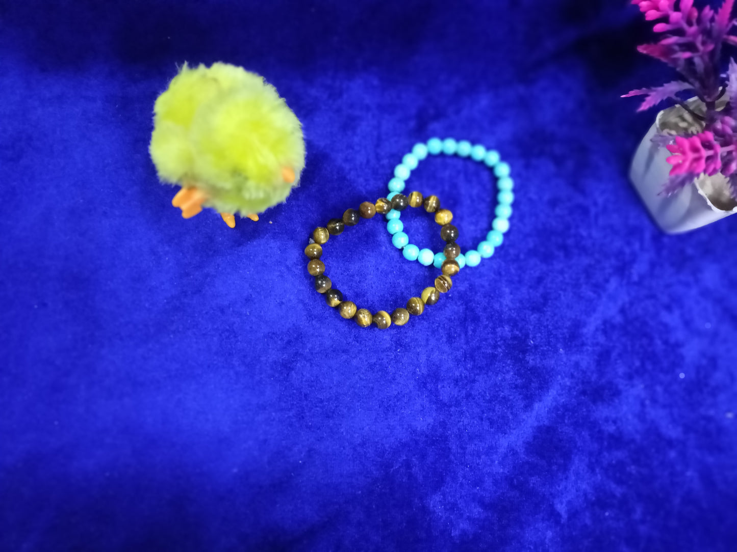 Turquoise + Tiger Eye Bracelet Combo