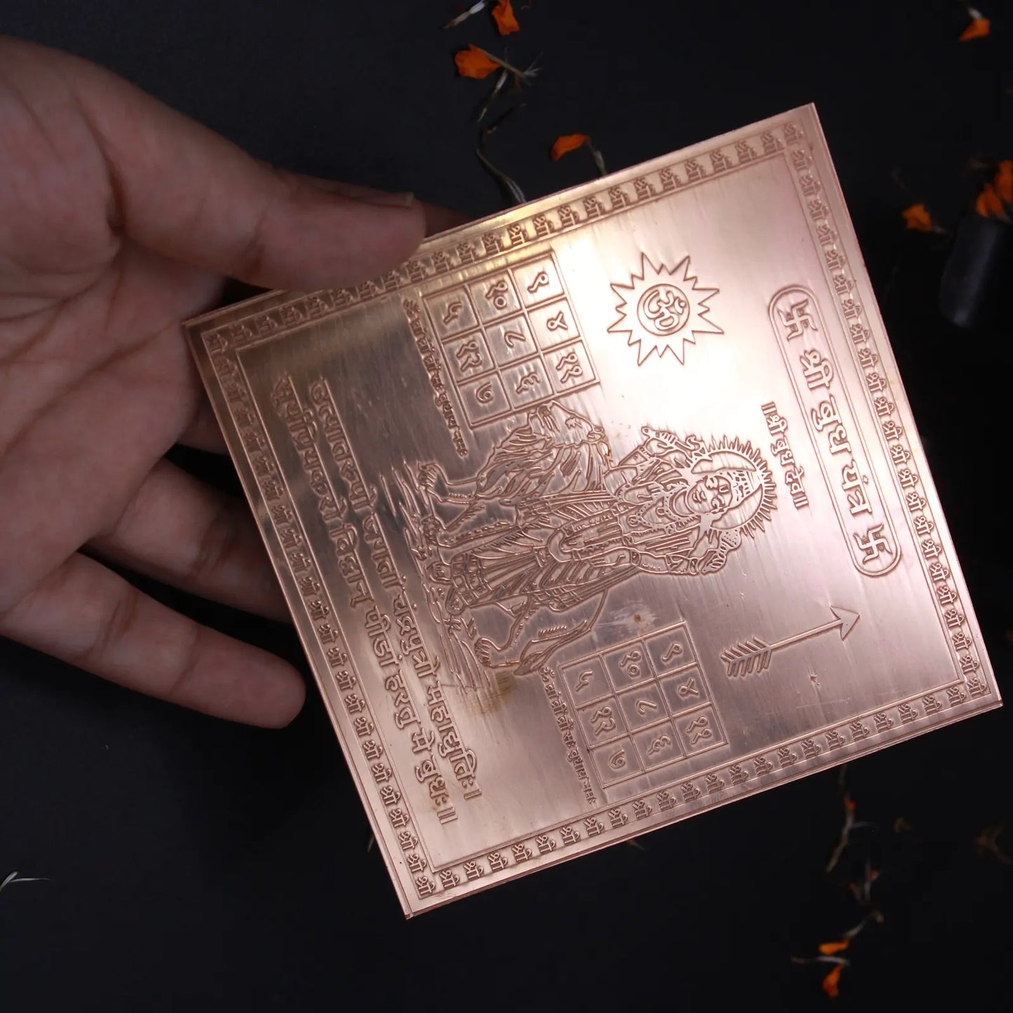 Budh Yantra 4x4 Inch | Pure Copper | Mercury Planet Intelligence & Success | Siddhi Divine