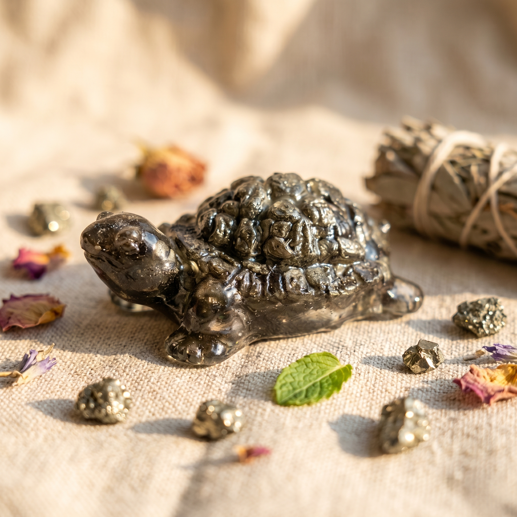Pyrite Vastu Tortoise (Kachhua)