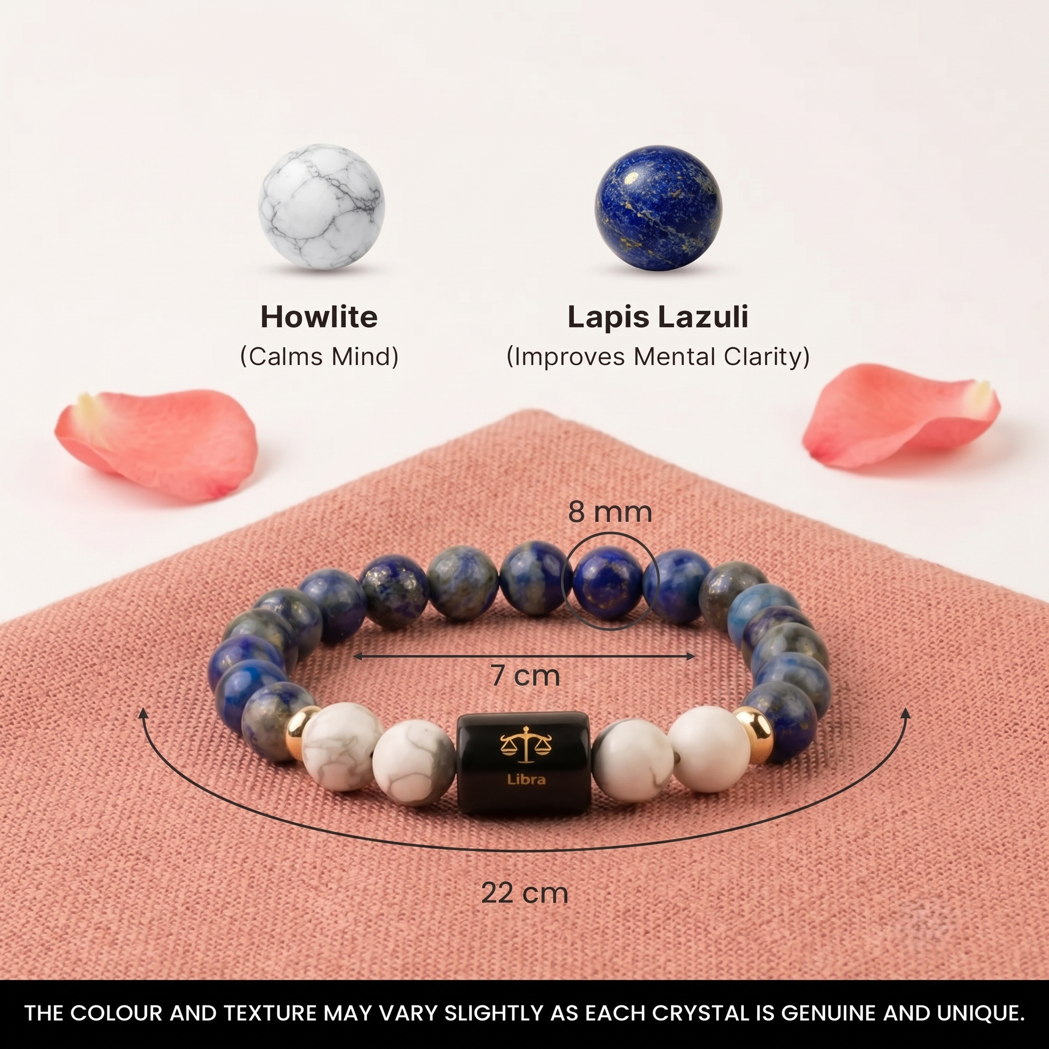 Libra ♎ (तुला राशि) Zodiac Bracelet