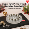 Super Raw Pyrite Wealth Discipline Bracelet Set