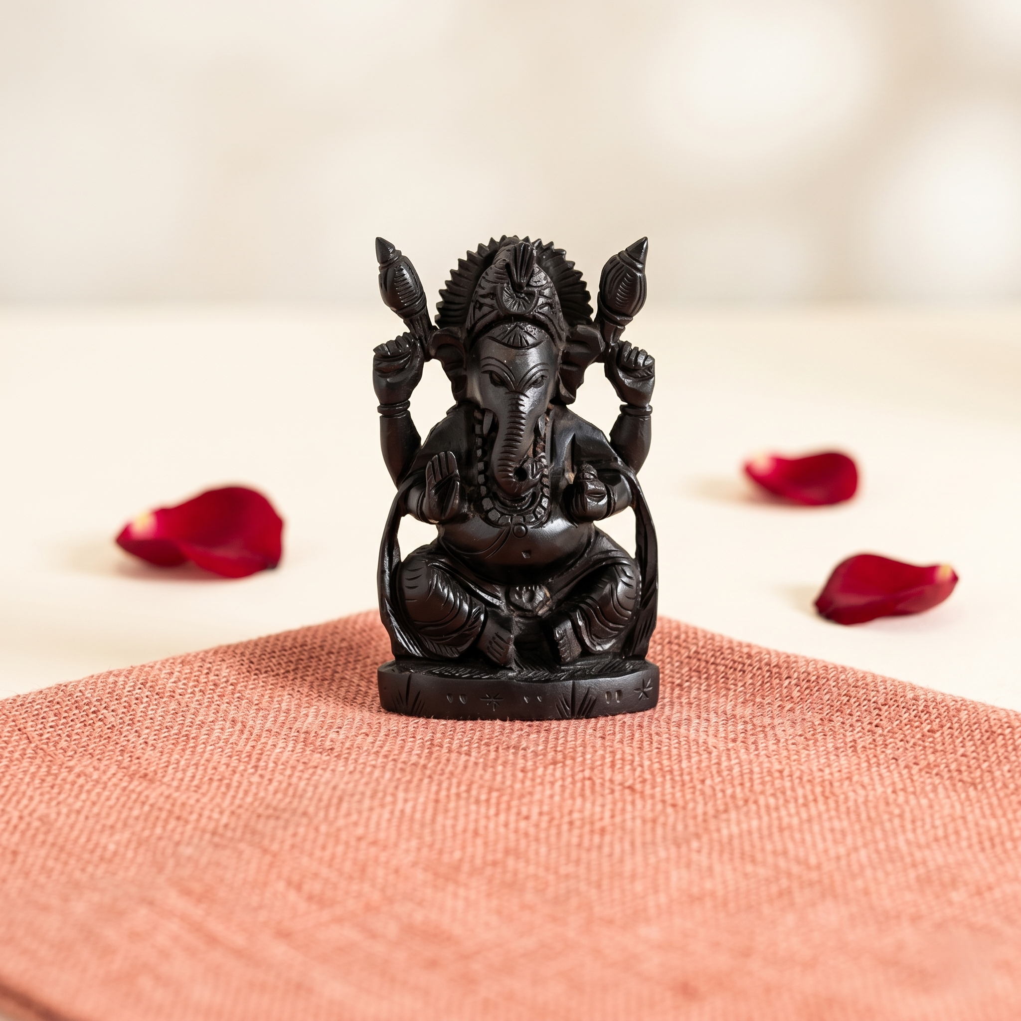 Karungali Ebony Lord Ganesha Idol