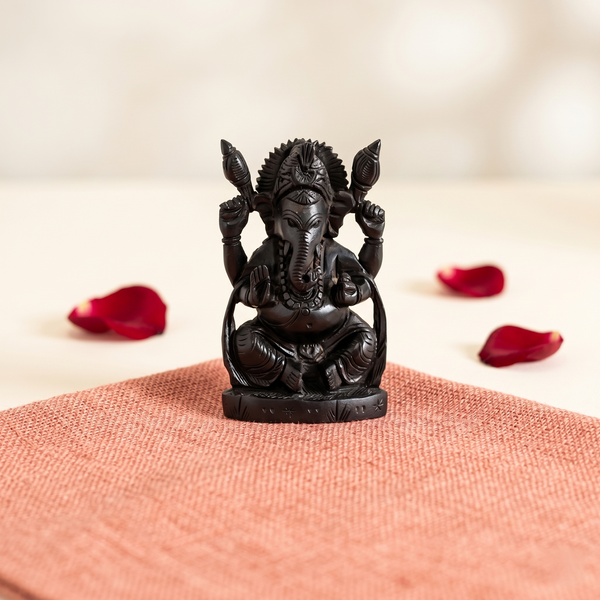 Karungali Ebony Lord Ganesha Idol