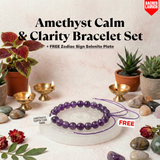 Amethyst Calm & Clarity Bracelet Set