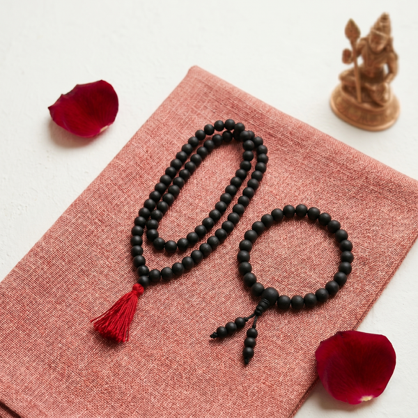 Karungali Malai & Bracelet Combo (8mm)