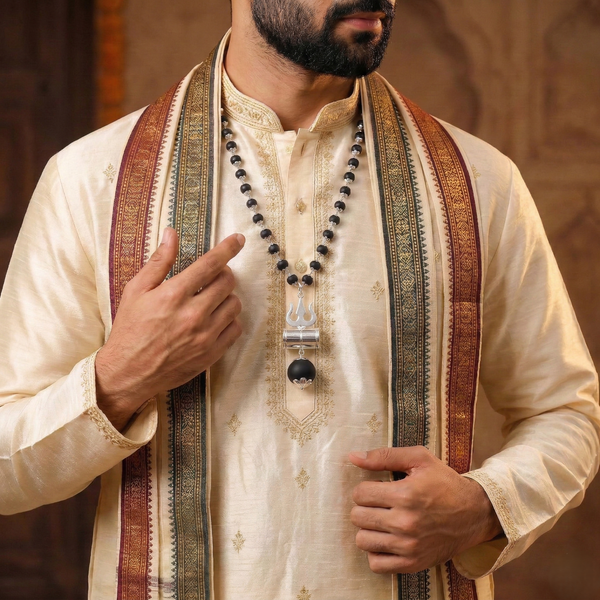 Siddhi Divine OM Trishool Damroo Karungali Mala